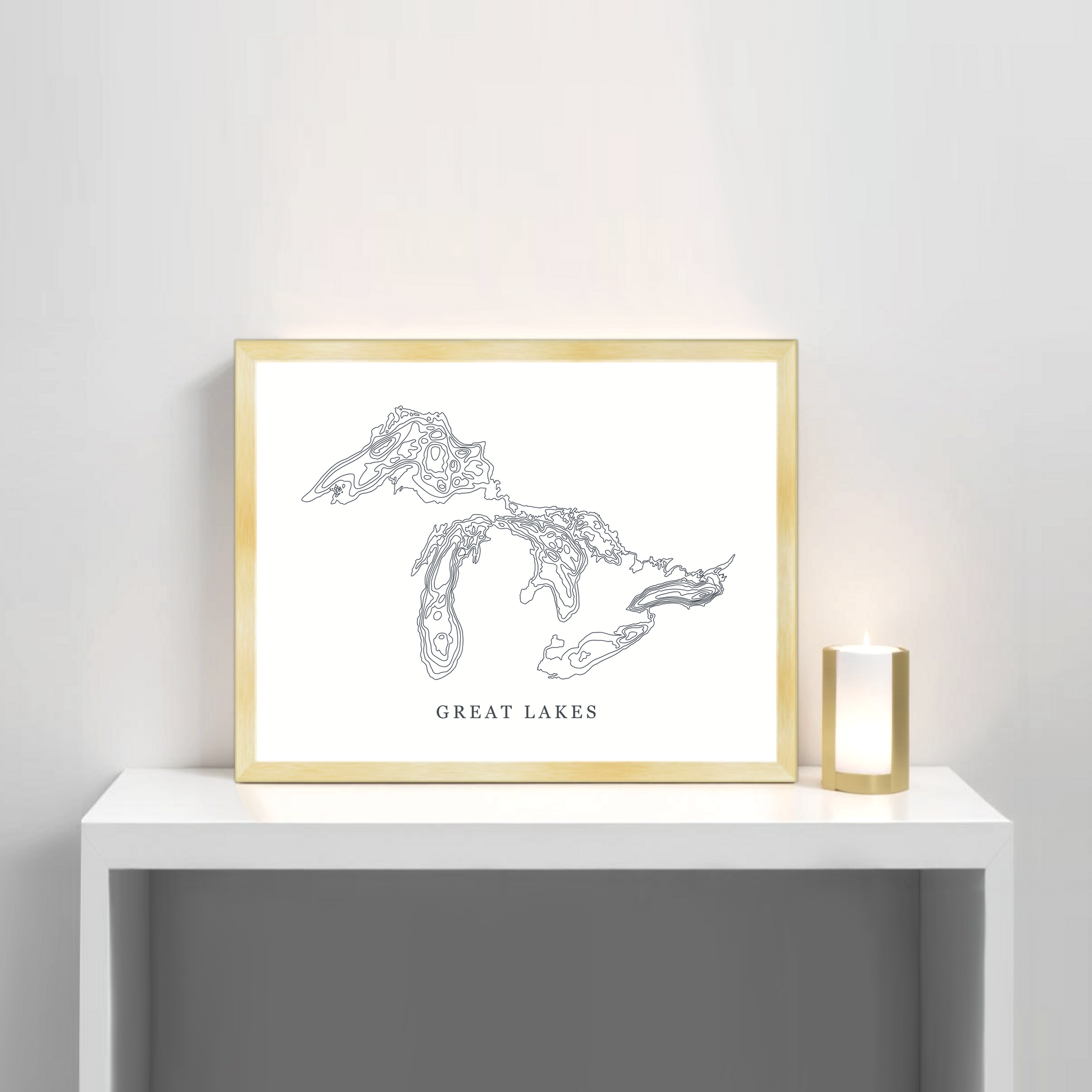 Gold Thin Frame