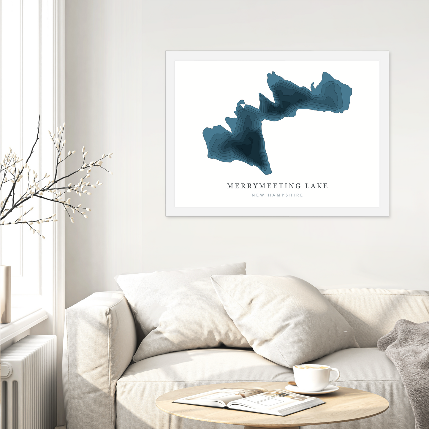 White Flat Frame