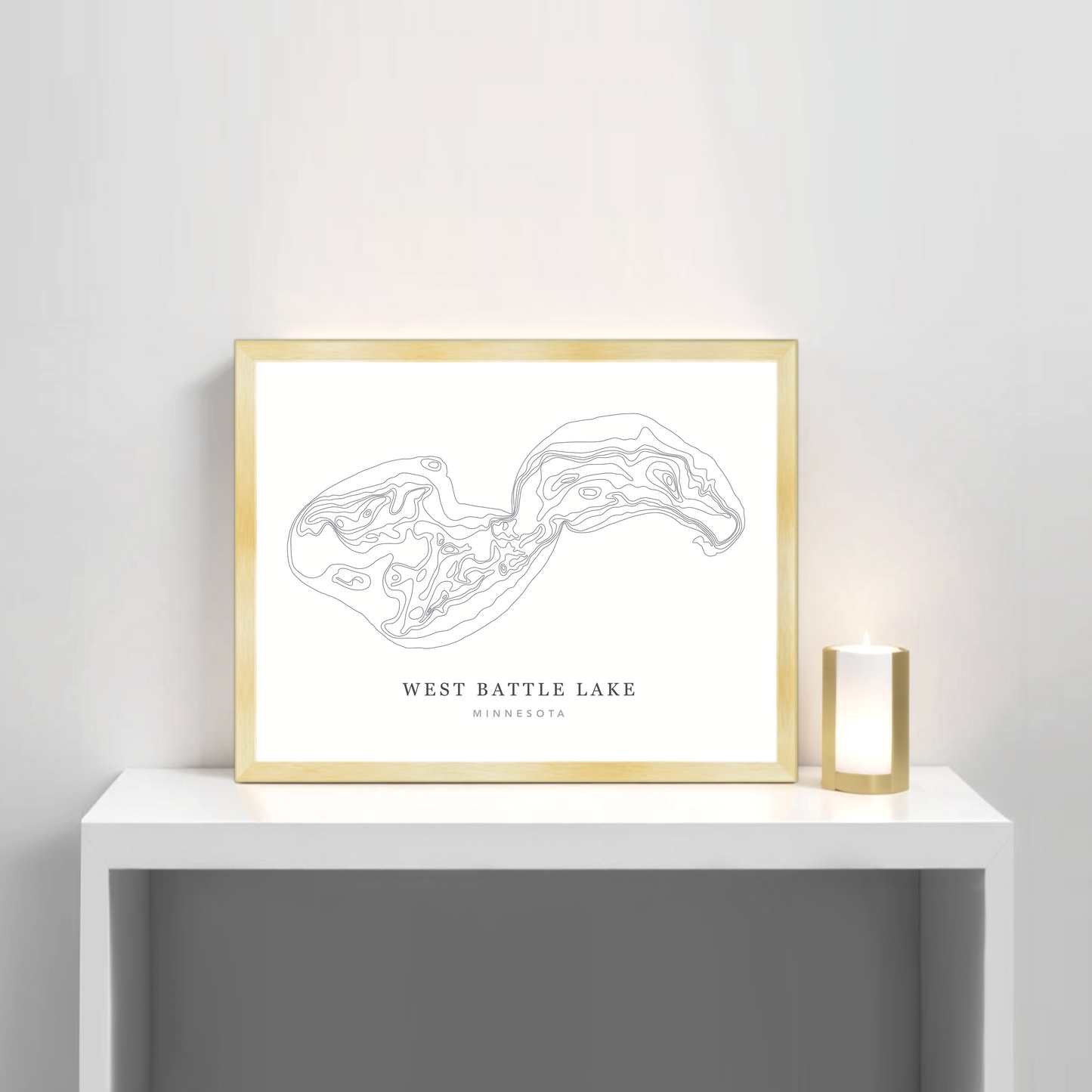Gold Thin Frame