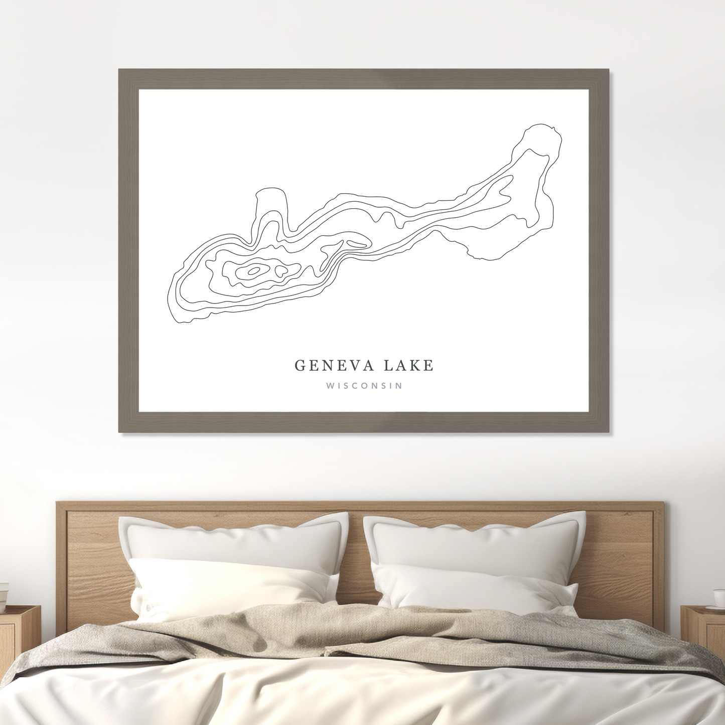 Grey Flat Frame