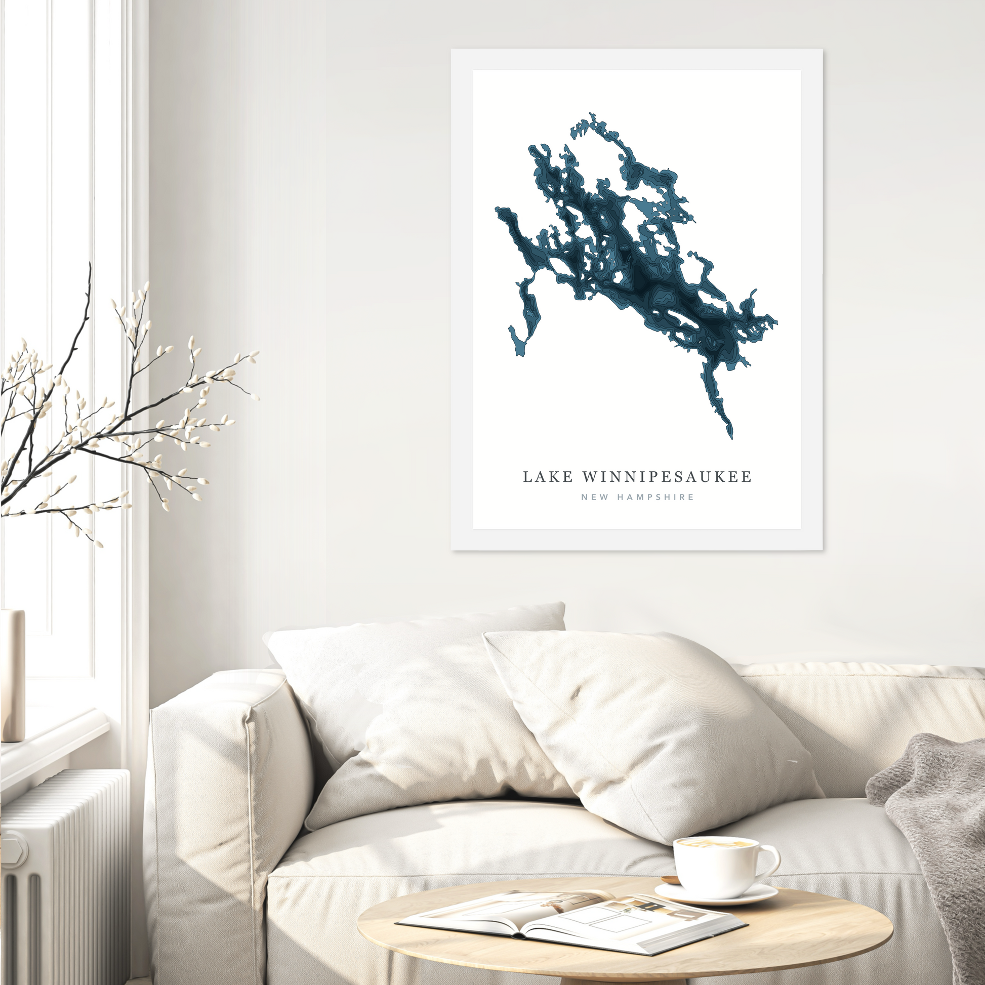 White Flat Frame