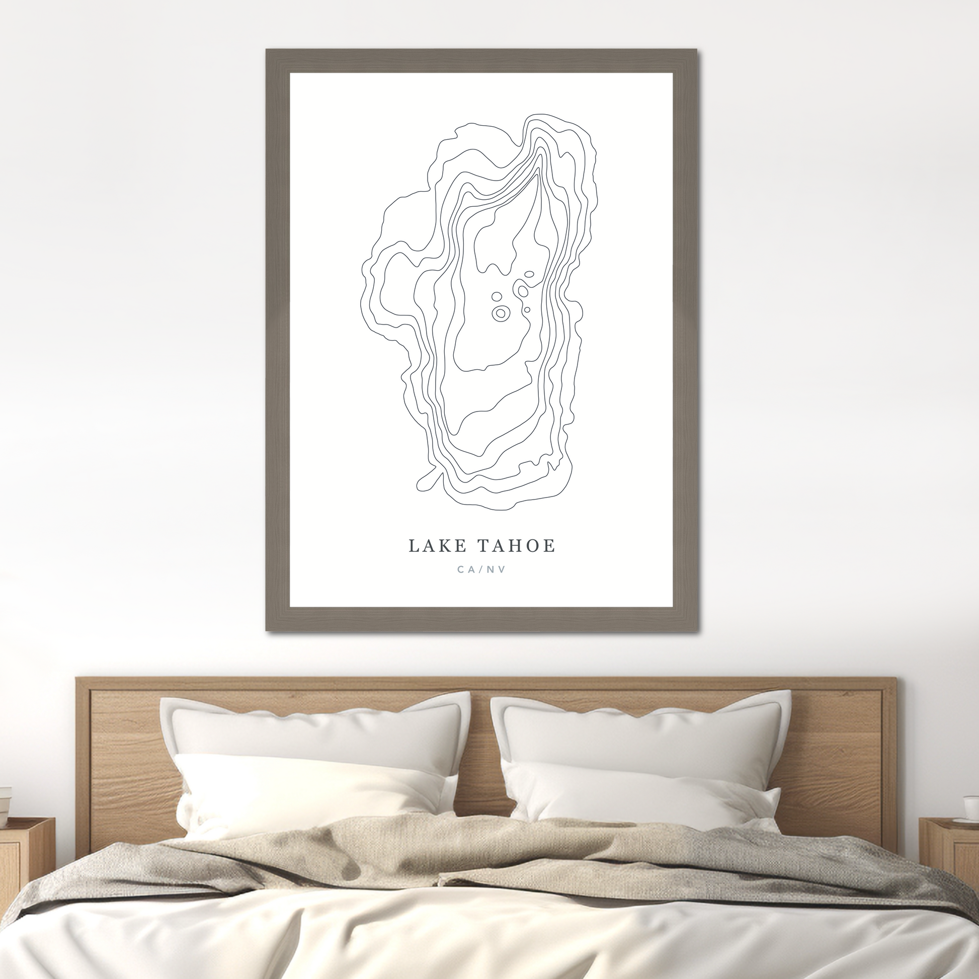 Grey Flat Frame