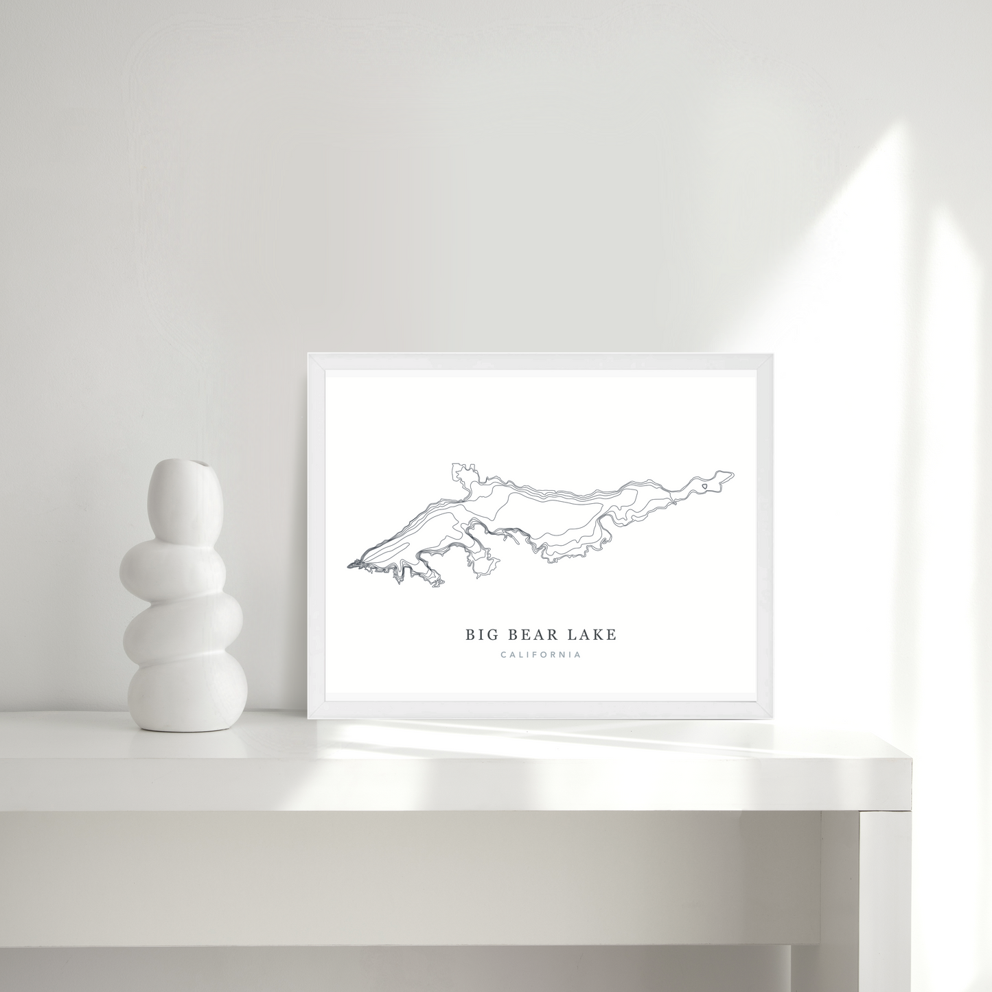 White Thin Frame