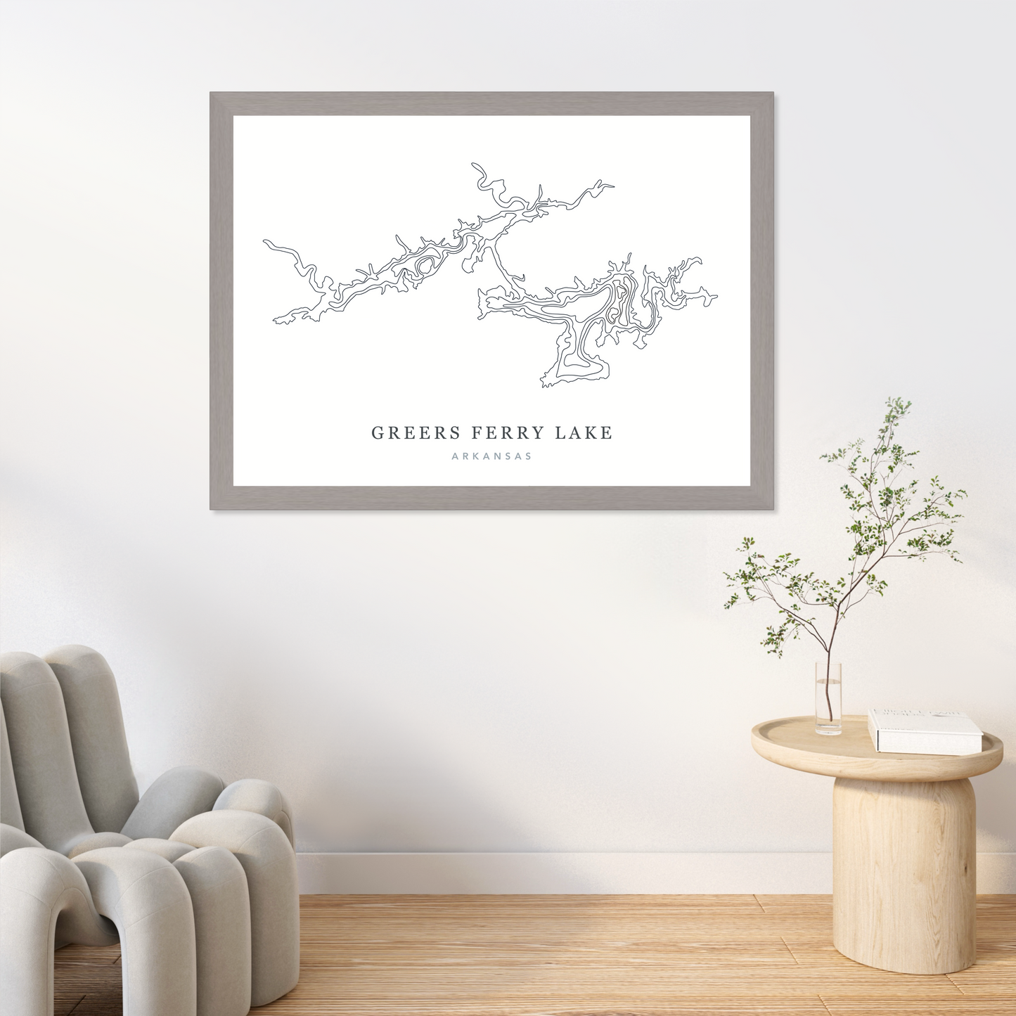 Silver Flat Frame