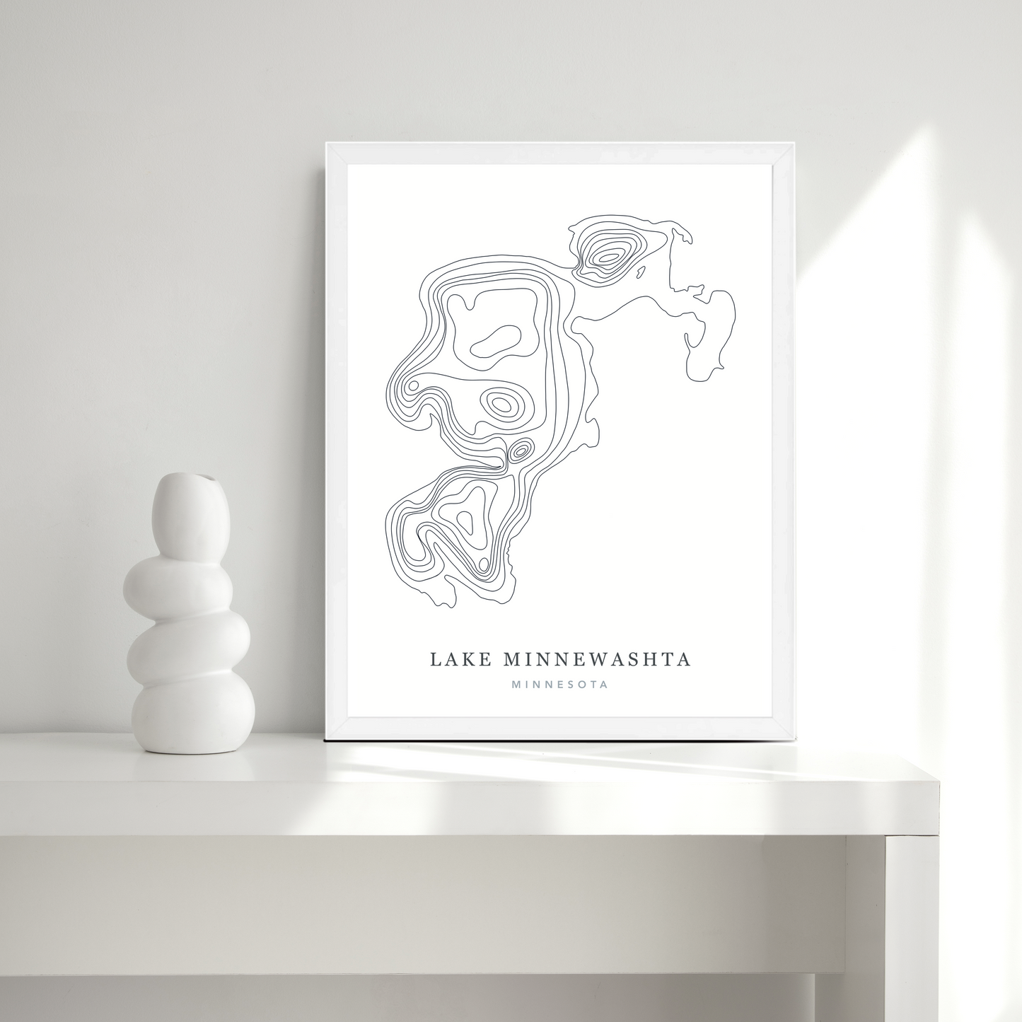 White Thin Frame