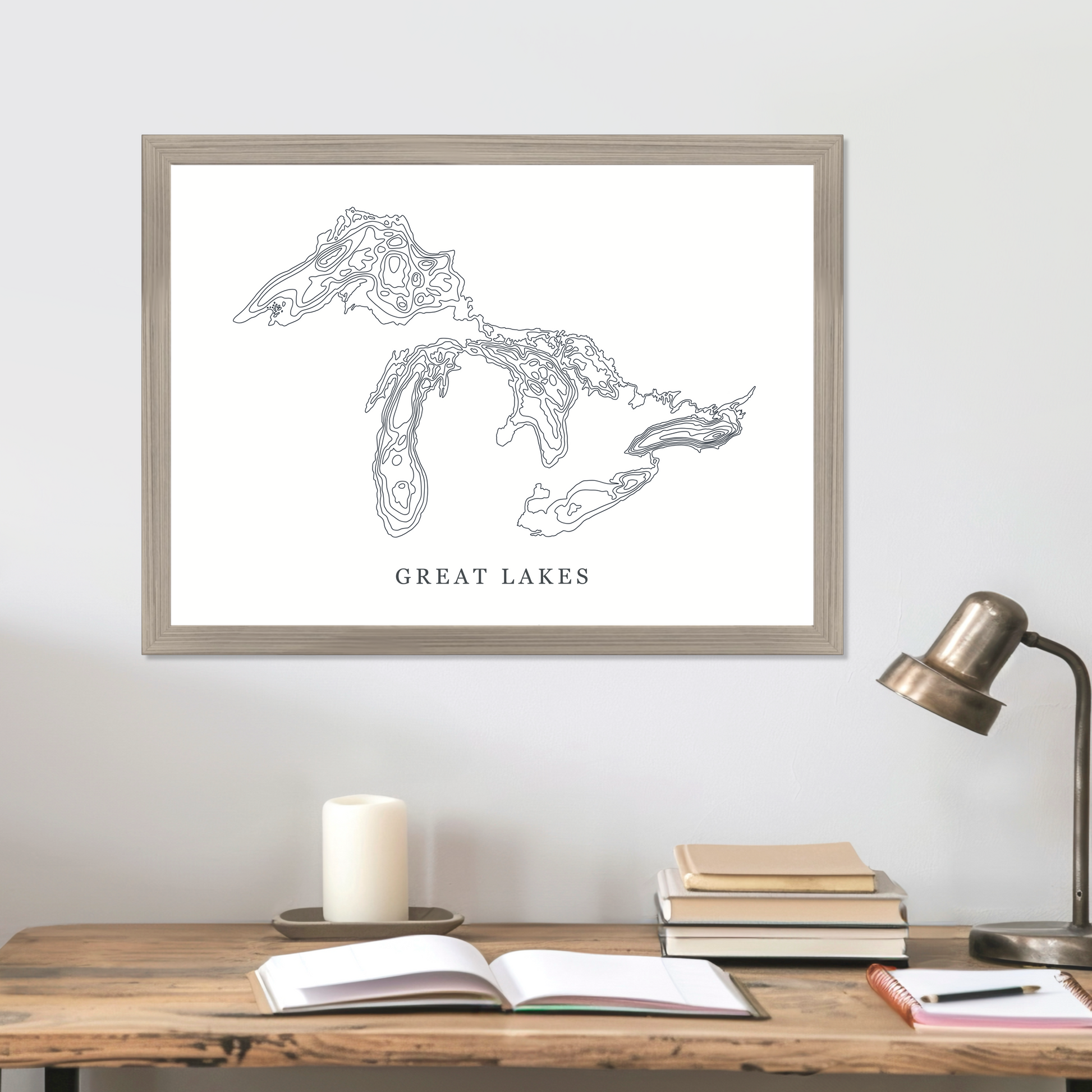 Champagne Flat Frame
