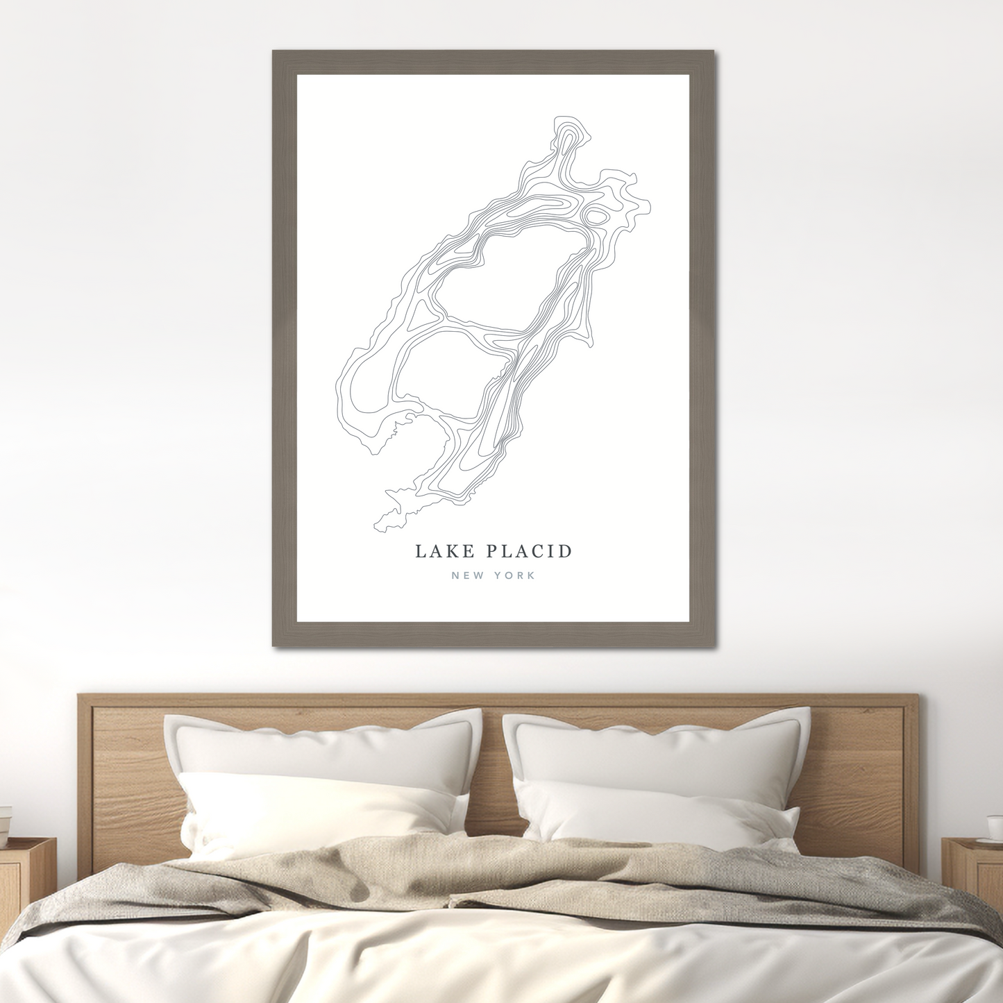 Grey Flat Frame