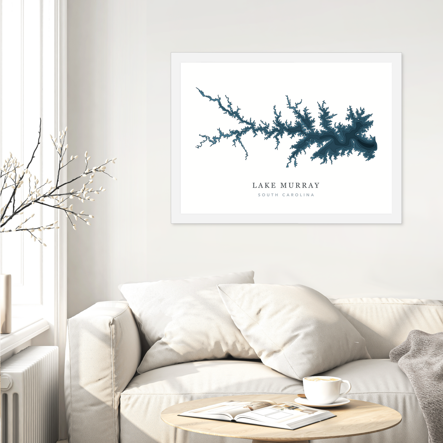 White Flat Frame