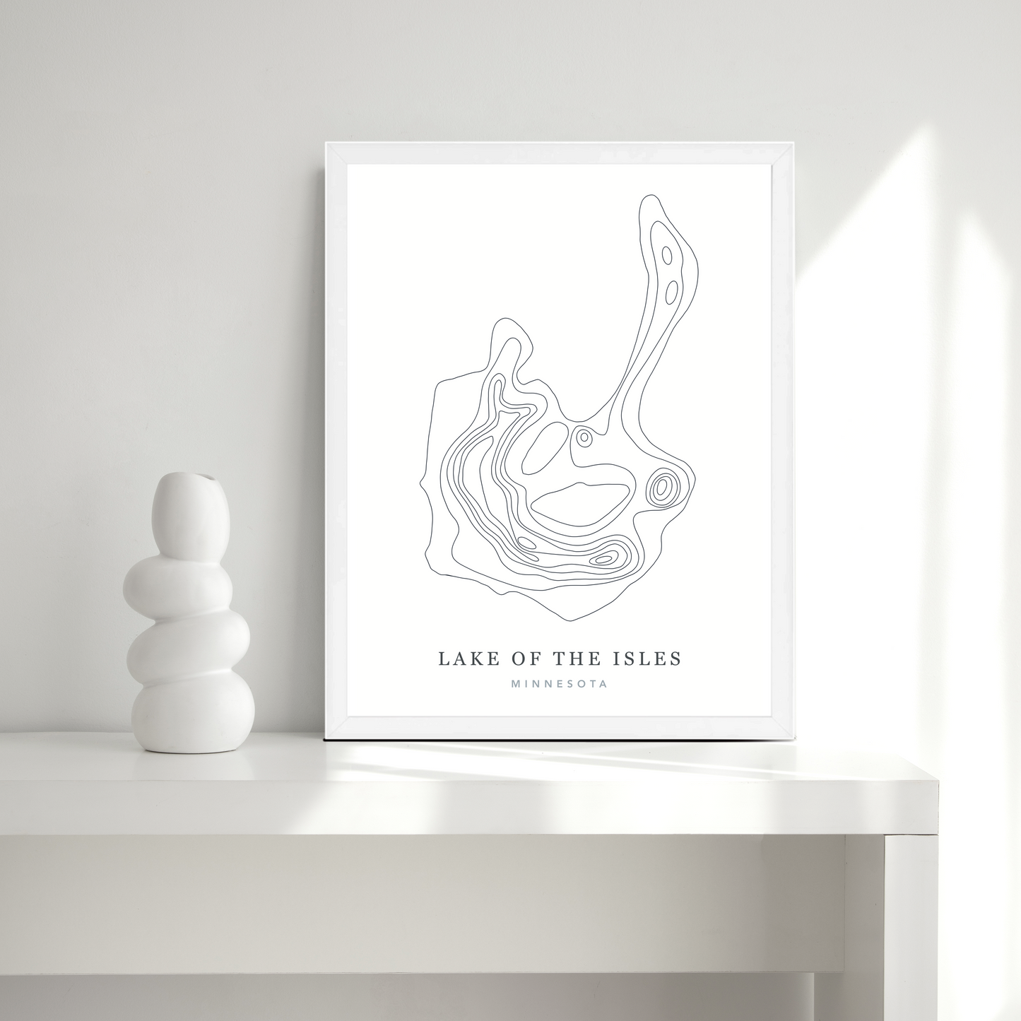 White Thin Frame