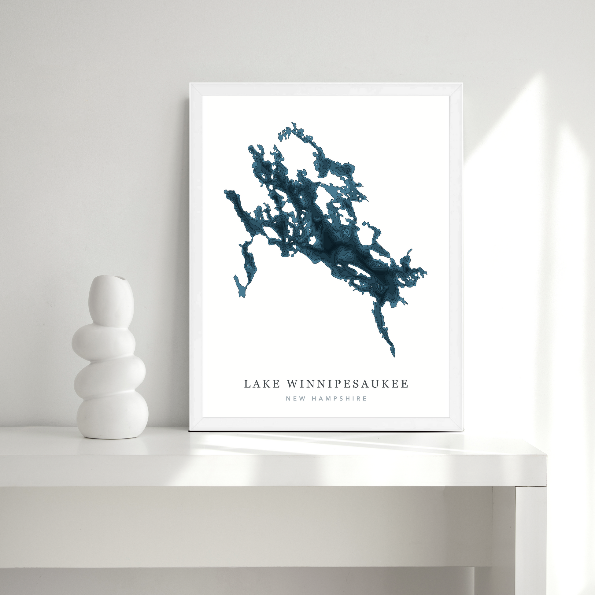 White Thin Frame