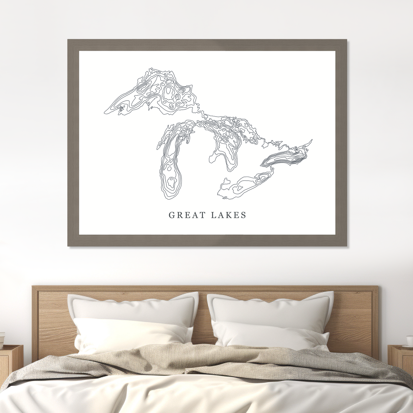 Grey Flat Frame