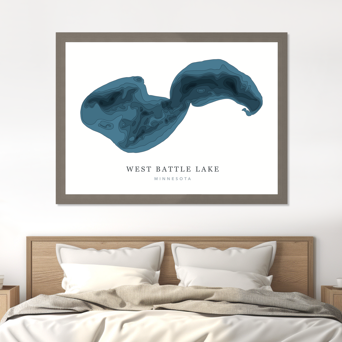Grey Flat Frame