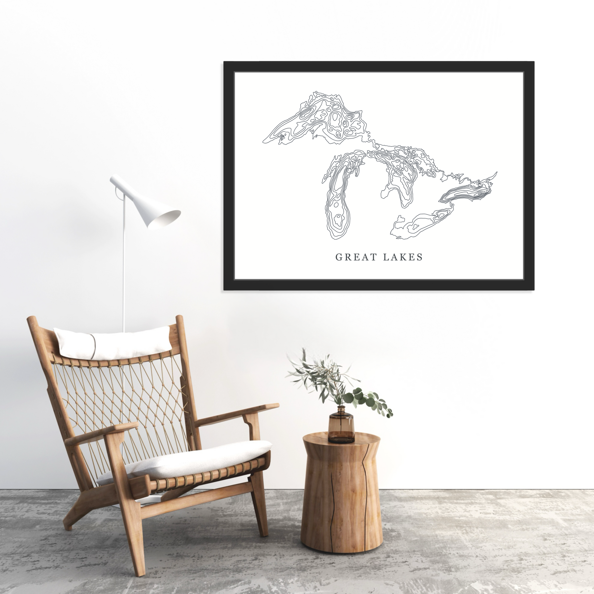 Black Floating Frame