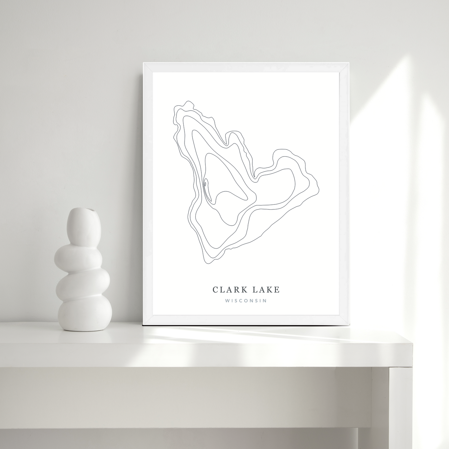 White Thin Frame