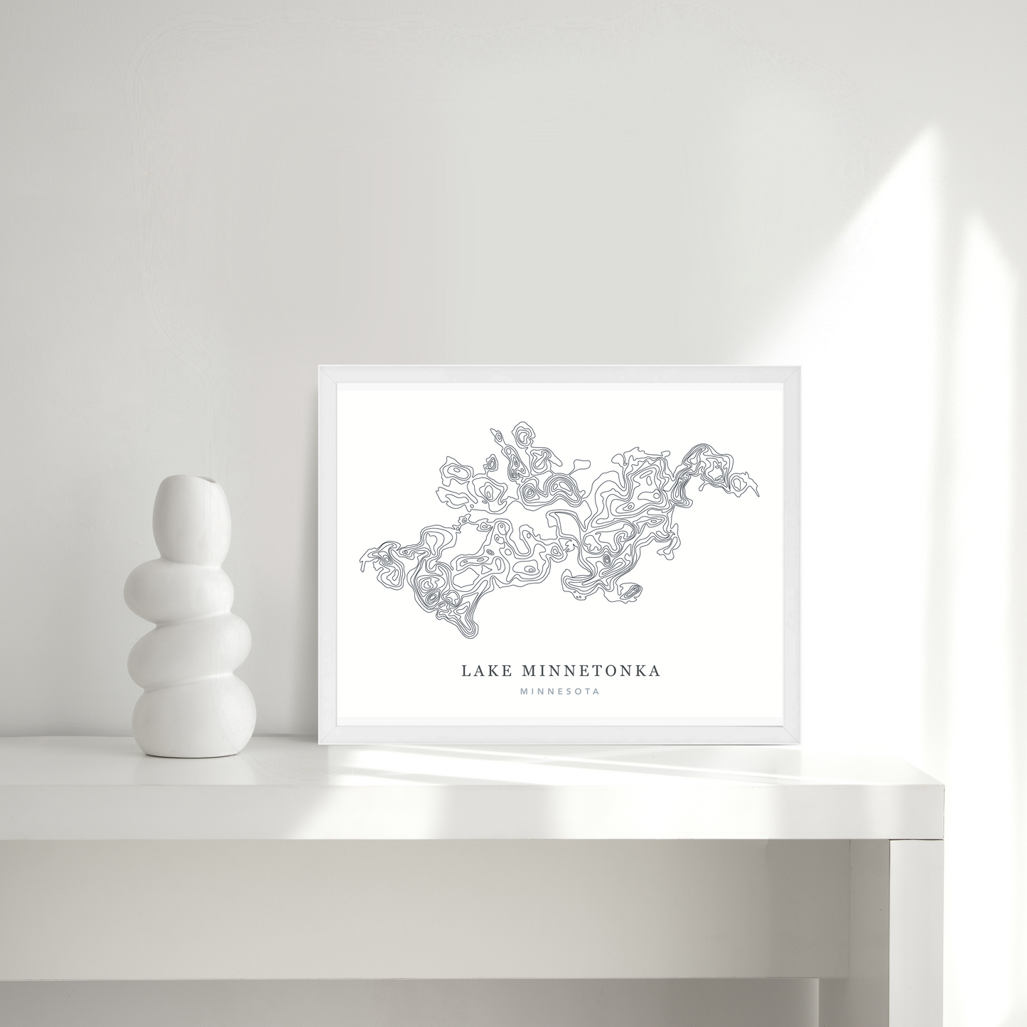 White Thin Frame