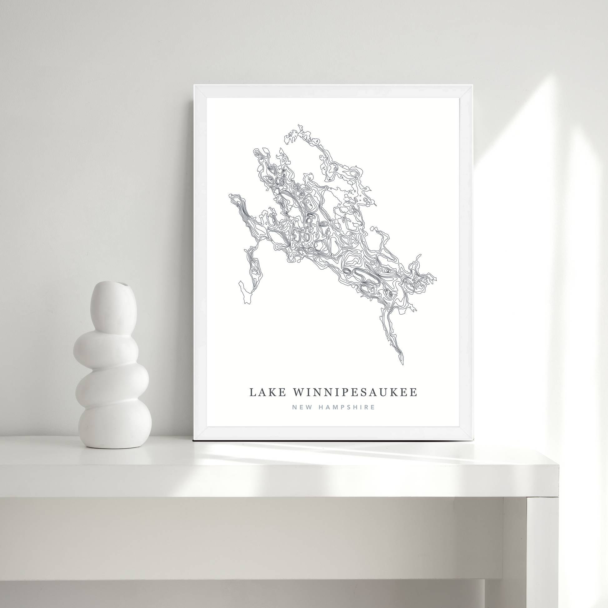 White Thin Frame