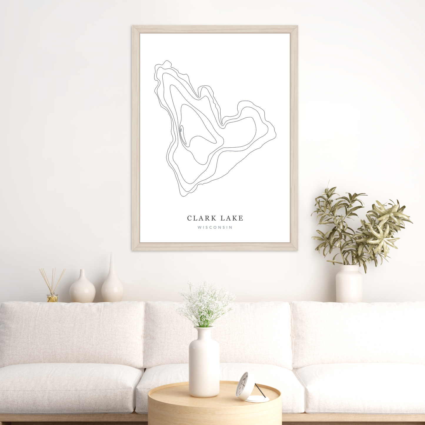 Wood Floating Frame