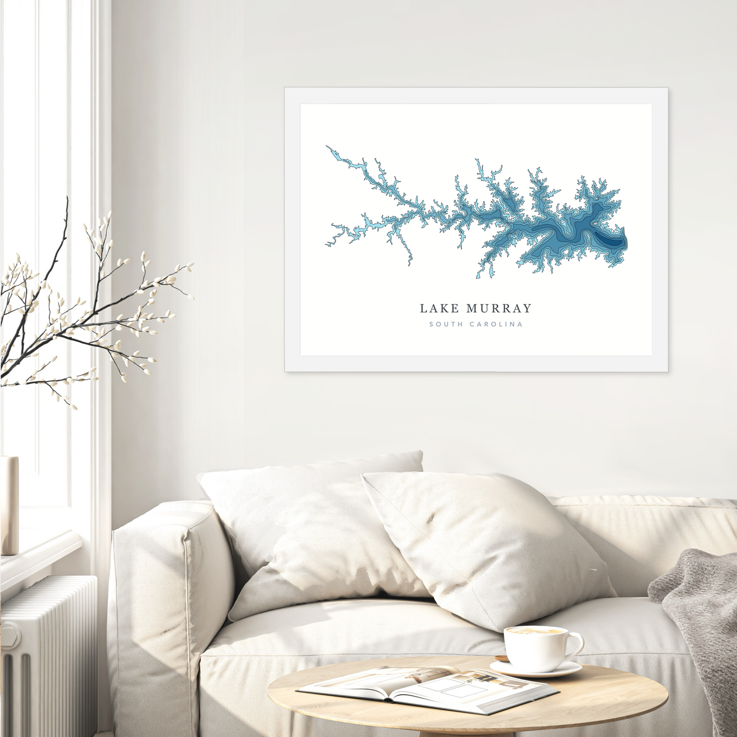 White Flat Frame