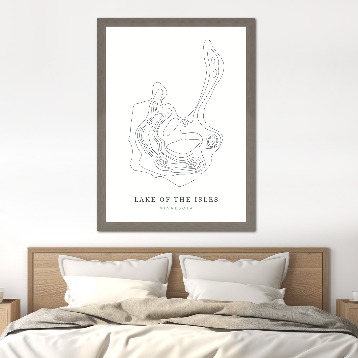 Grey Flat Frame