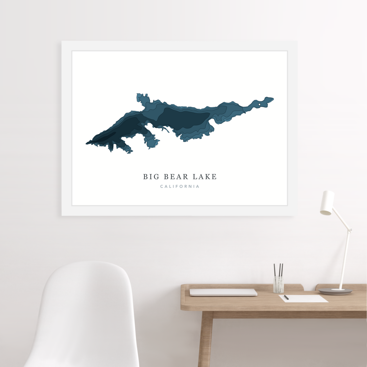 White Floating Frame