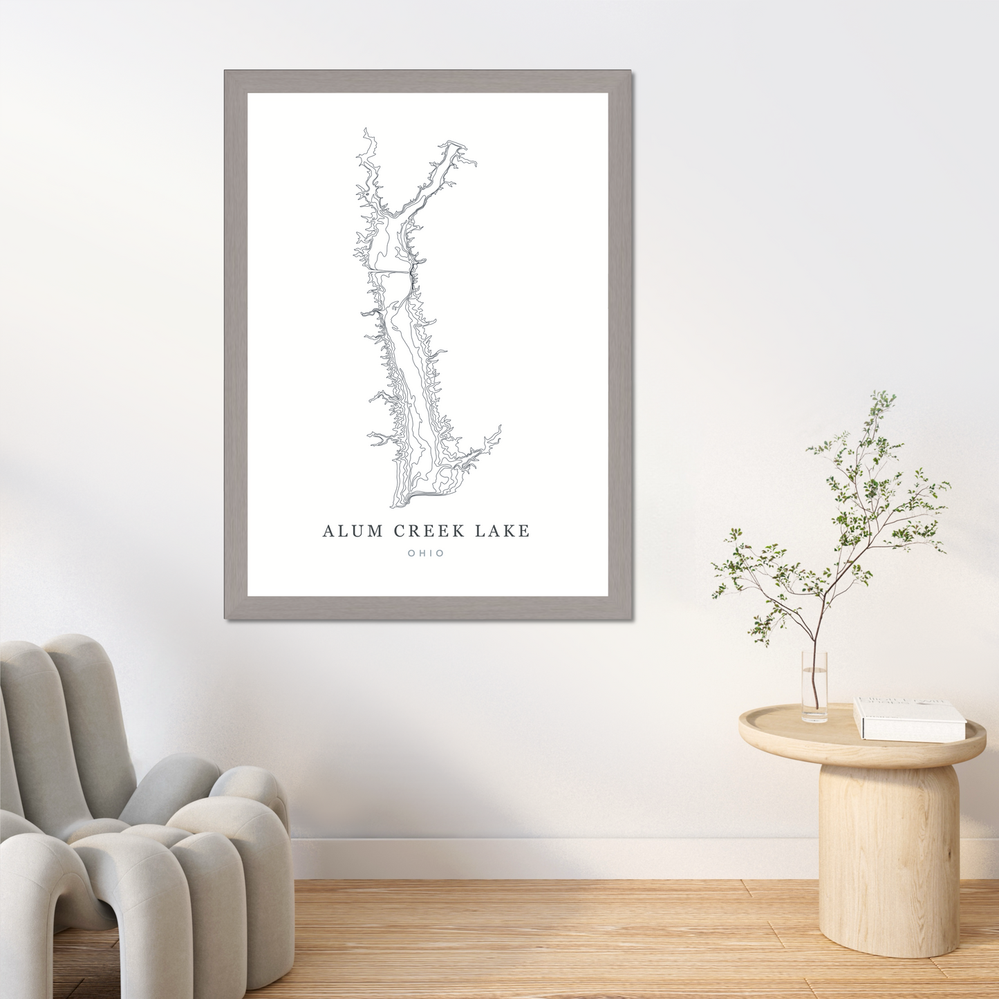 Silver Flat Frame