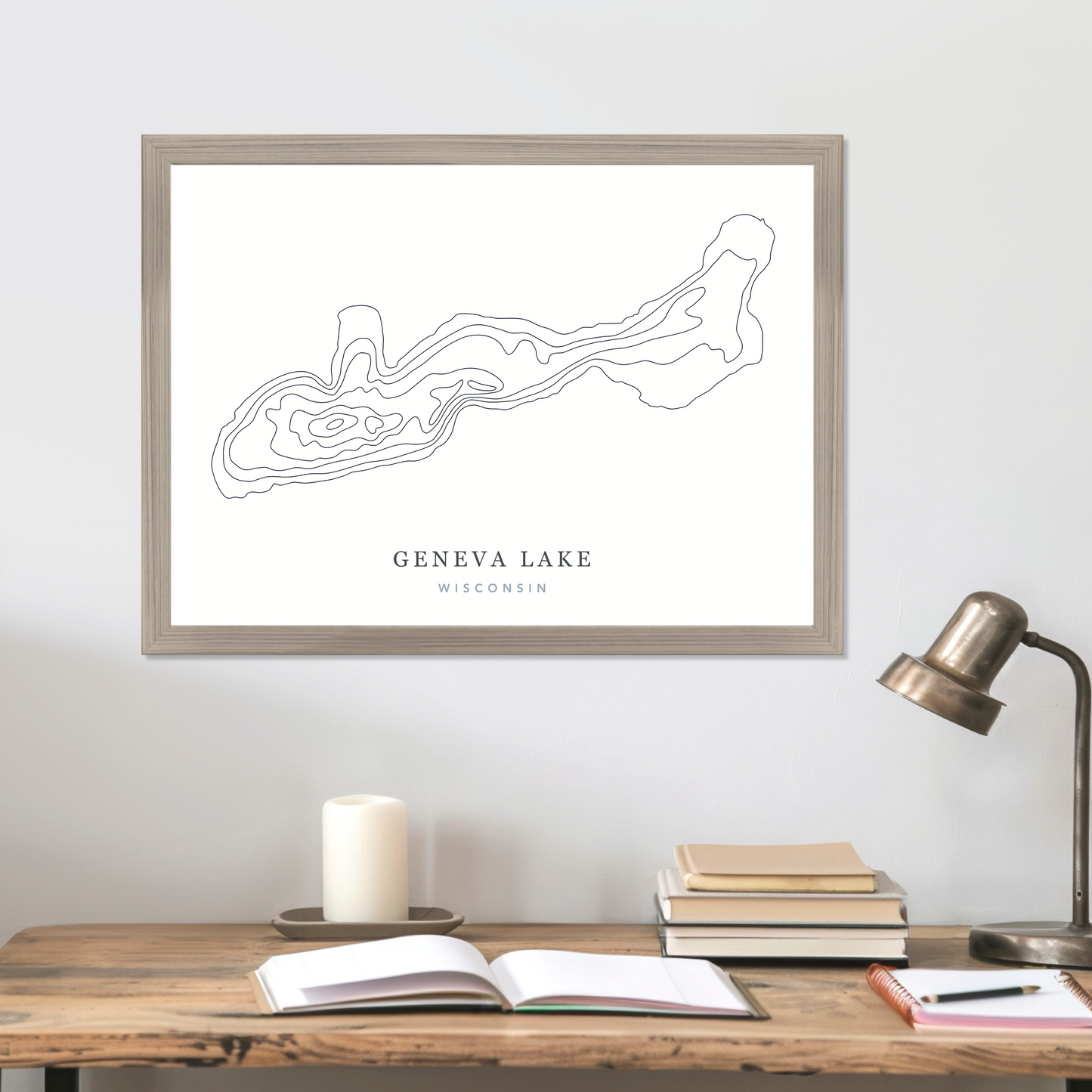 Champagne Flat Frame