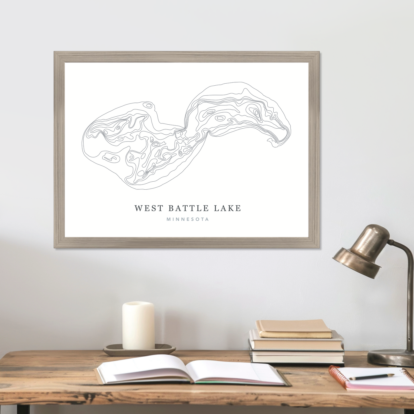 Champagne Flat Frame