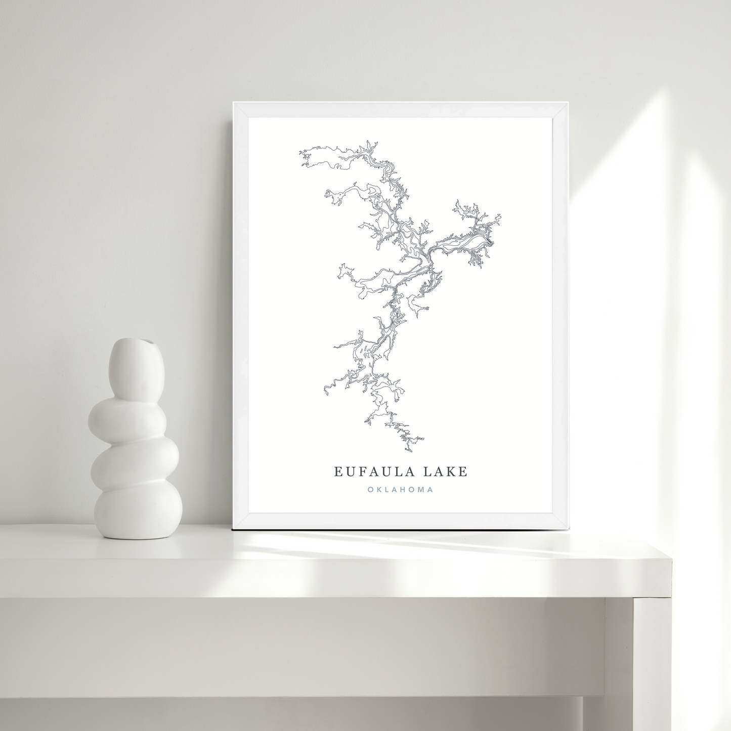 White Thin Frame