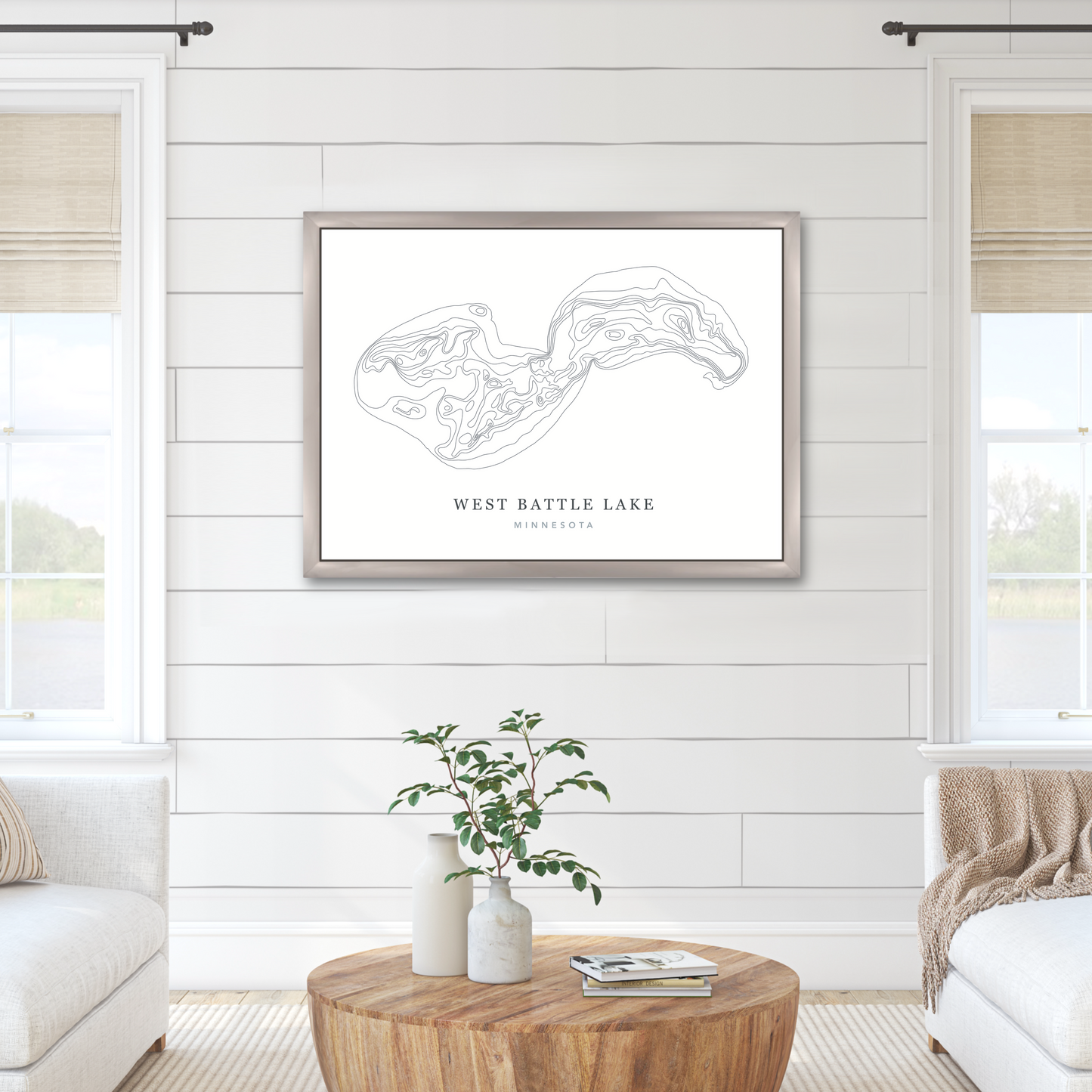 Champagne Floating Frame