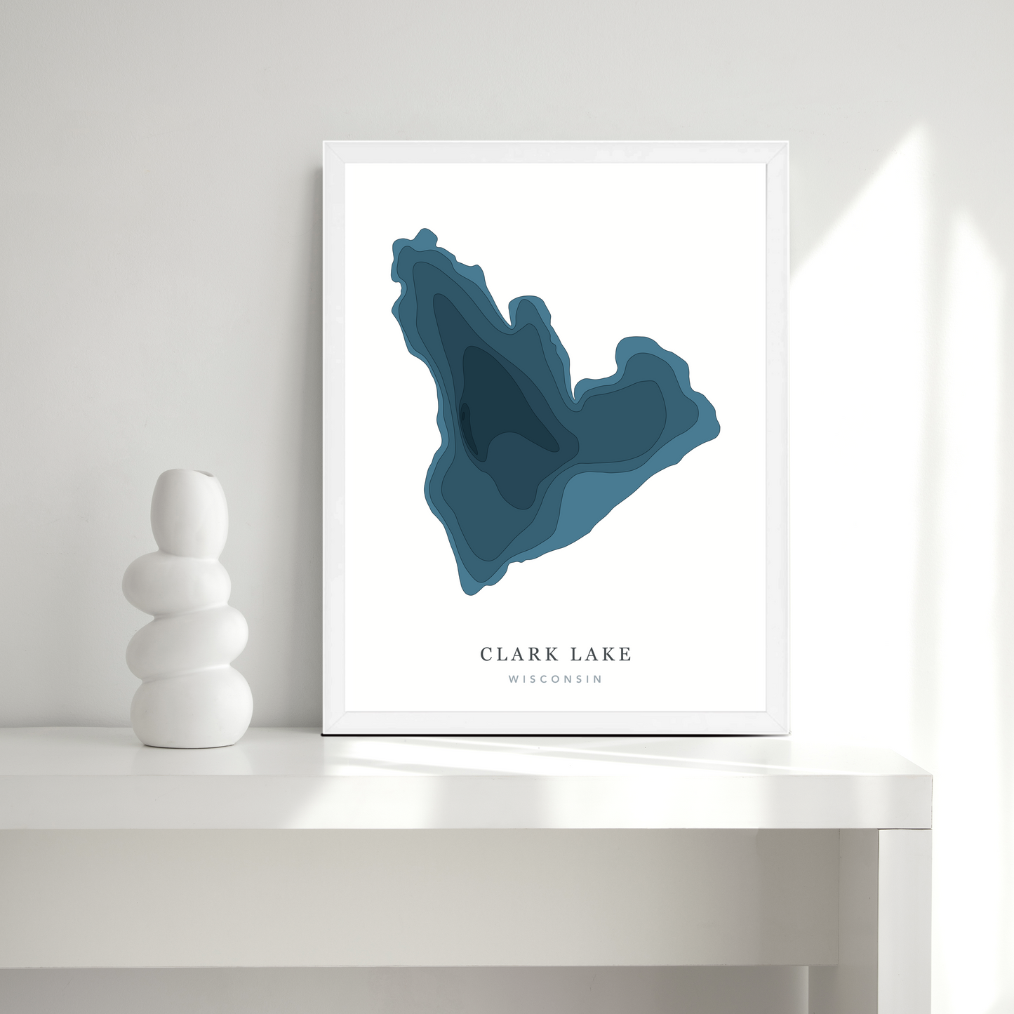 White Thin Frame