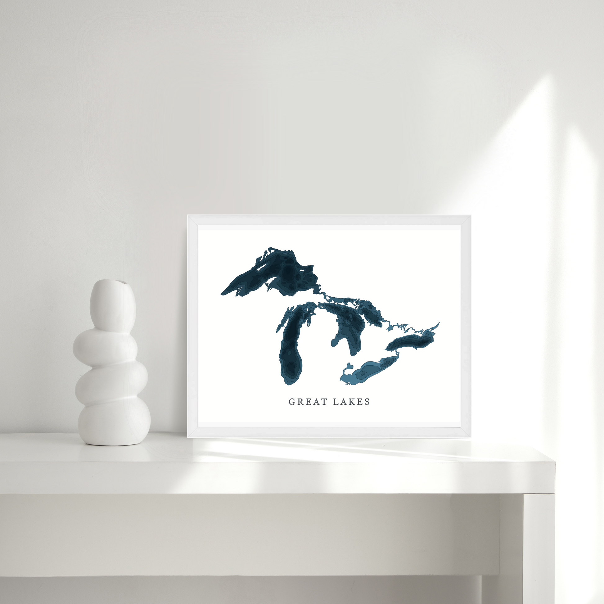 White Thin Frame