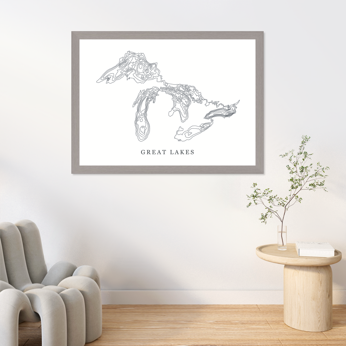 Silver Flat Frame