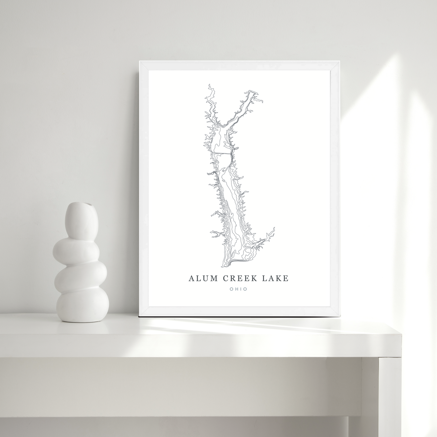 White Thin Frame