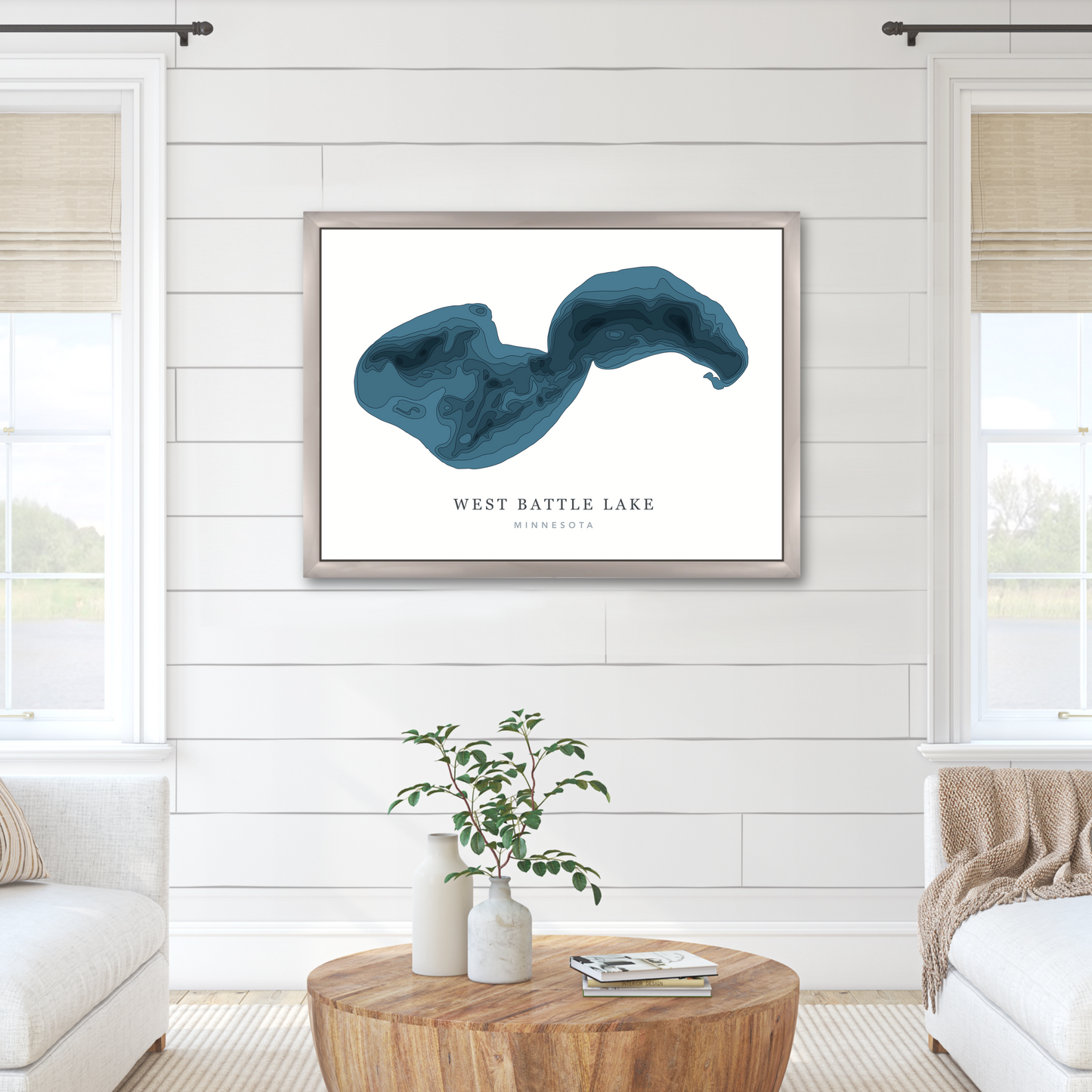 Champagne Floating Frame