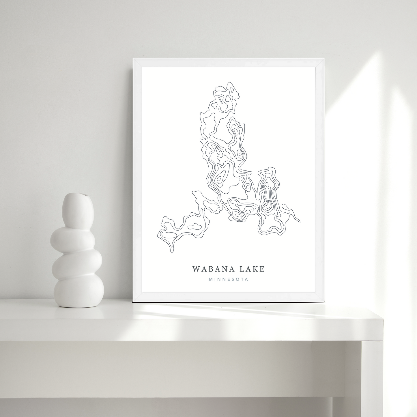 White Thin Frame