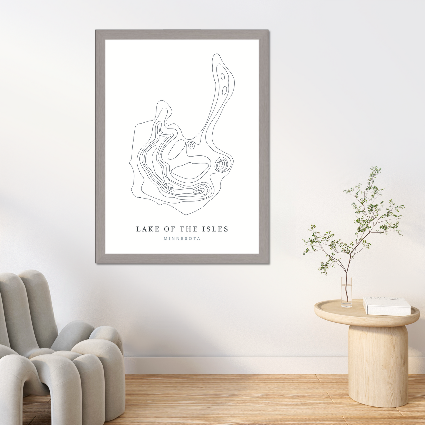 Silver Flat Frame