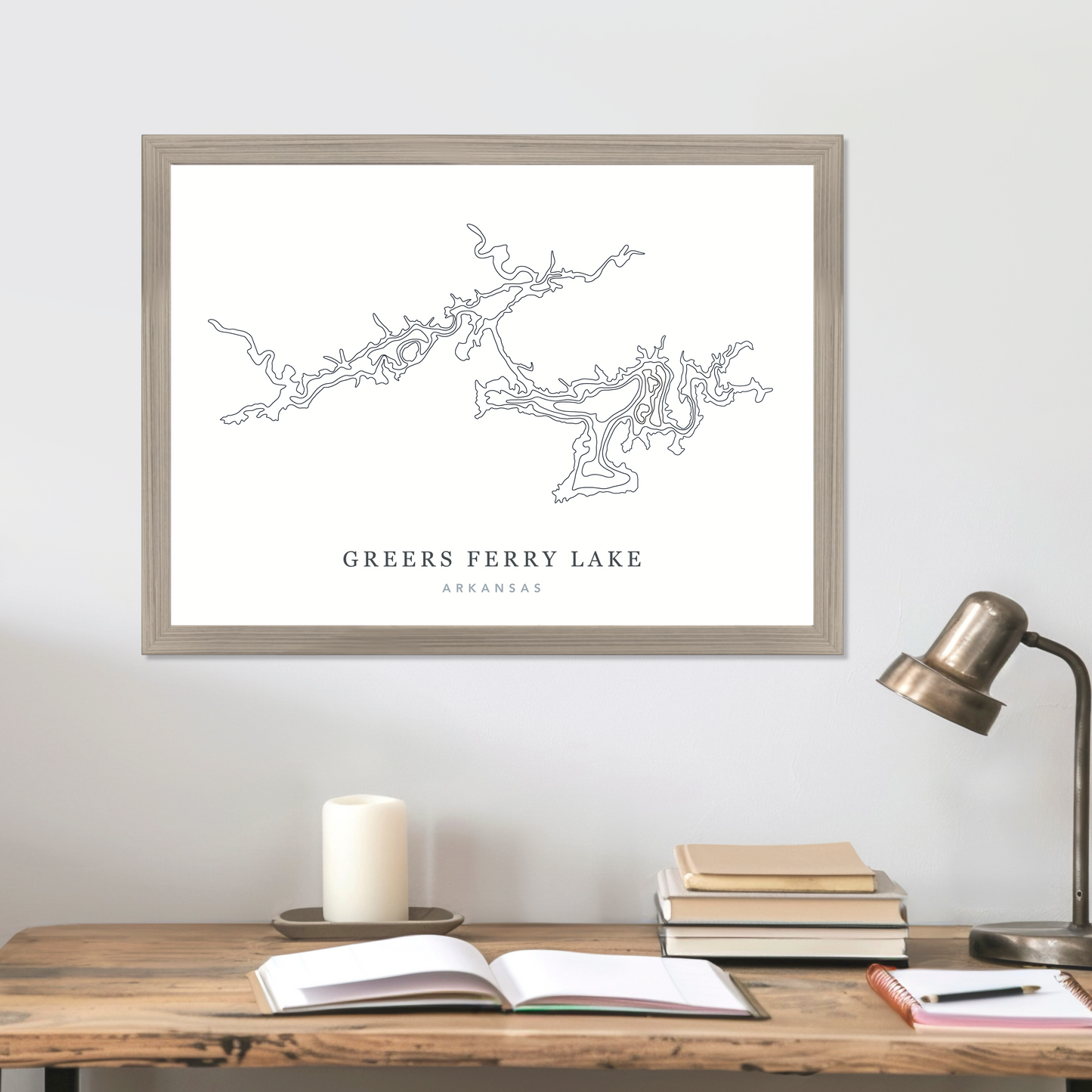 Champagne Flat Frame
