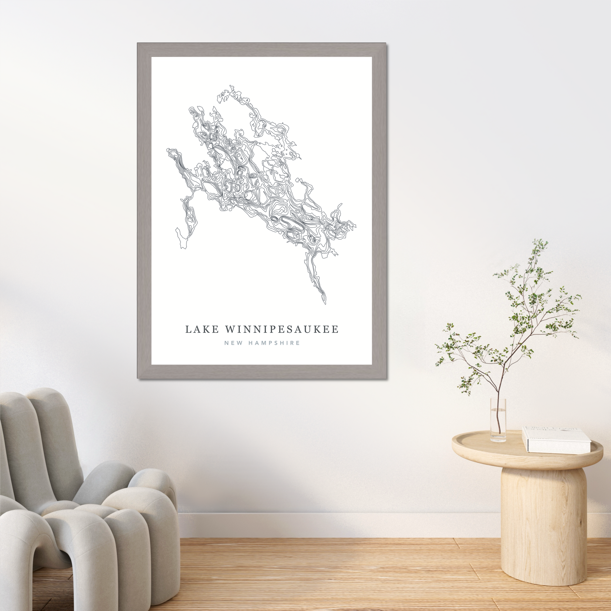 Silver Flat Frame