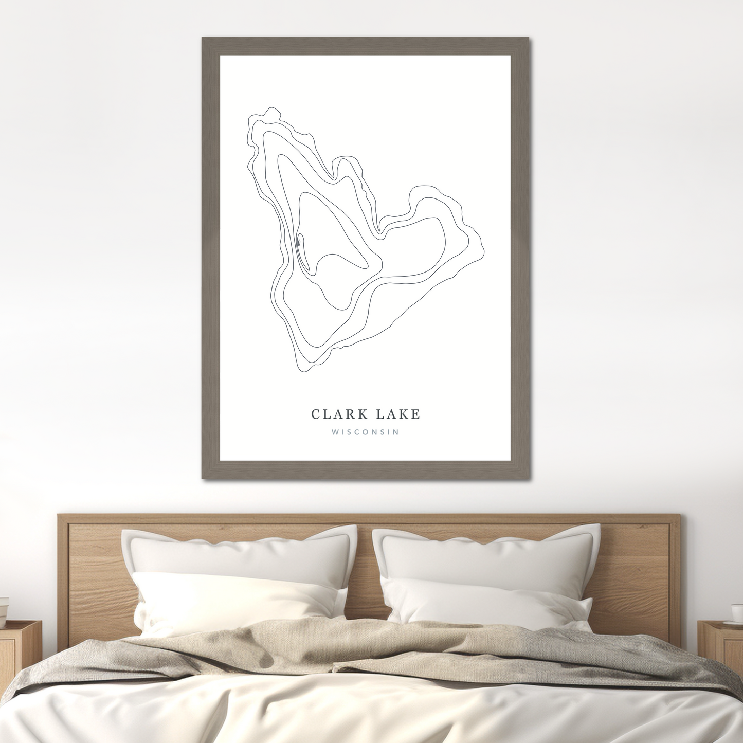 Grey Flat Frame