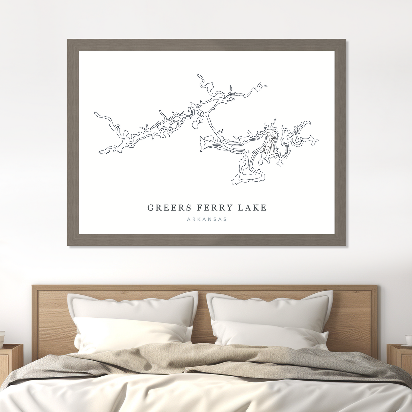 Grey Flat Frame