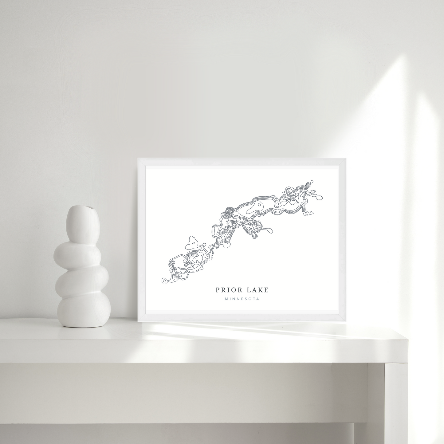 White Thin Frame