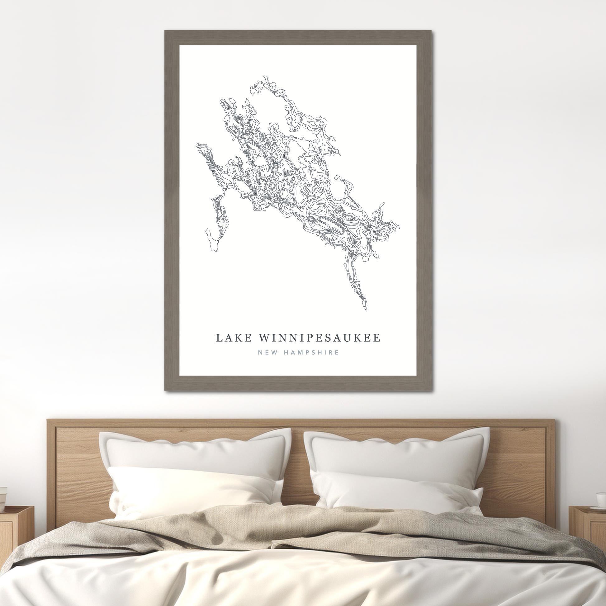 Grey Flat Frame