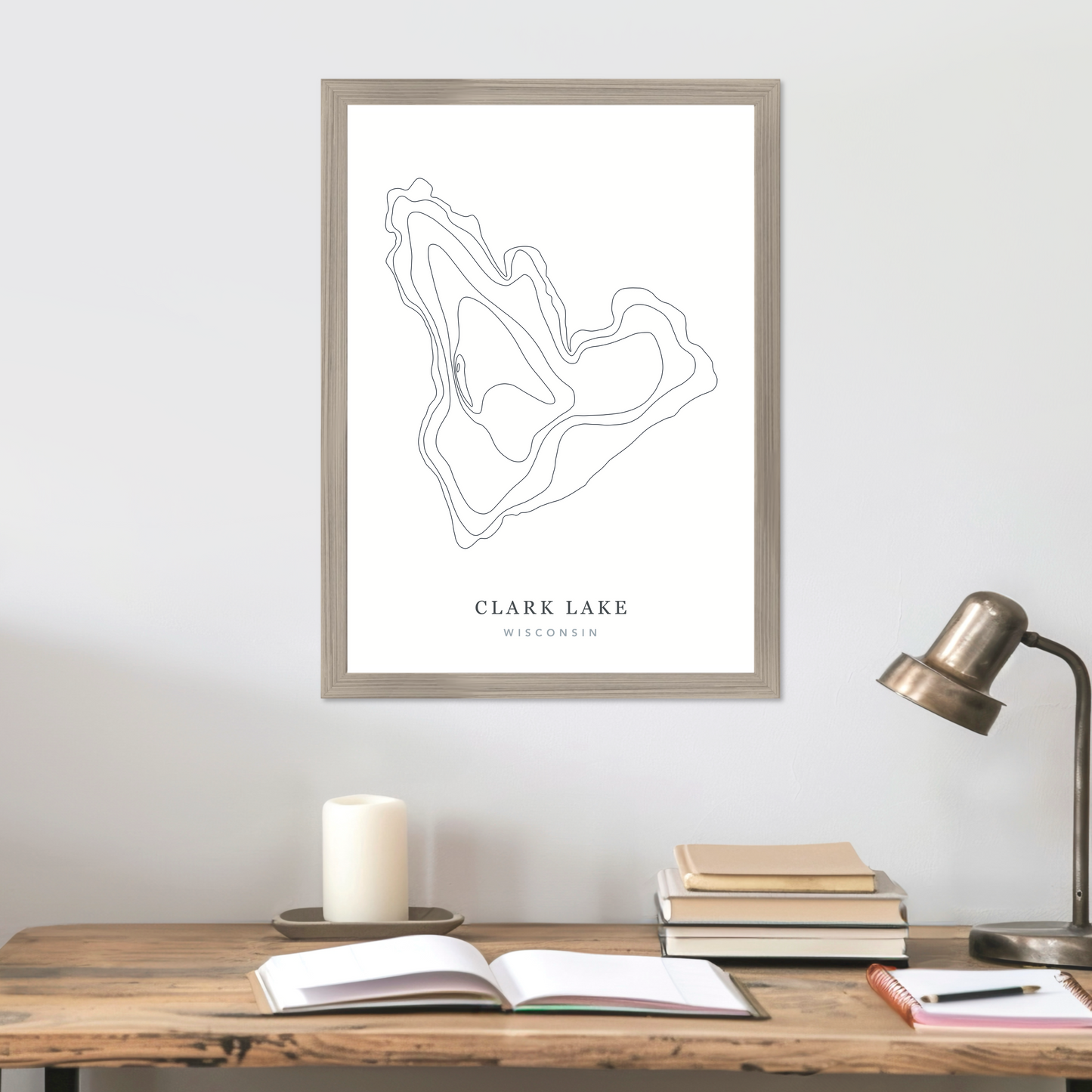 Champagne Flat Frame