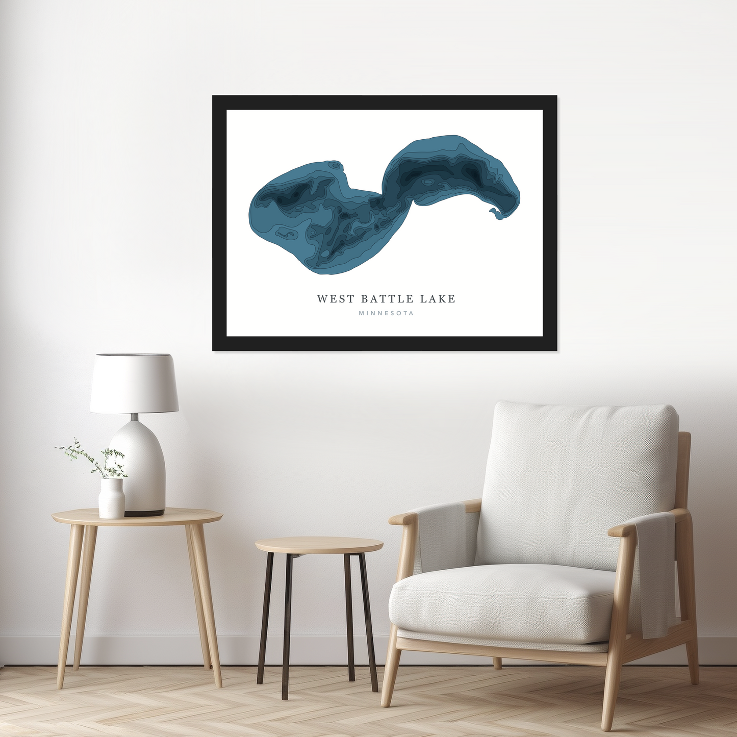 Black Flat Frame