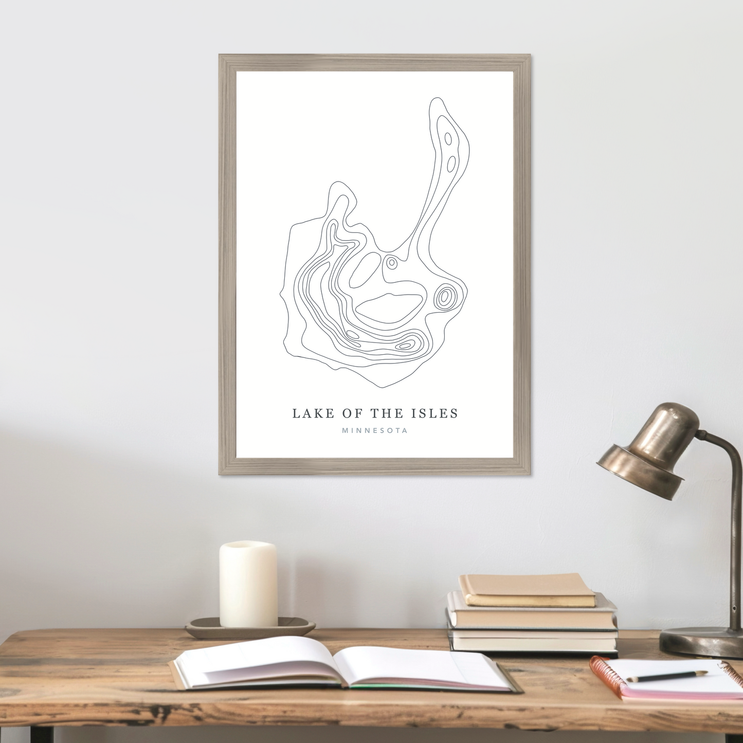 Champagne Flat Frame