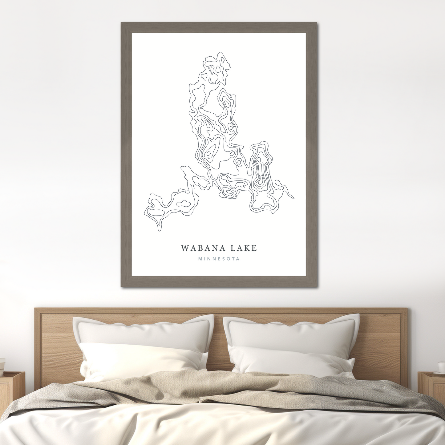 Grey Flat Frame