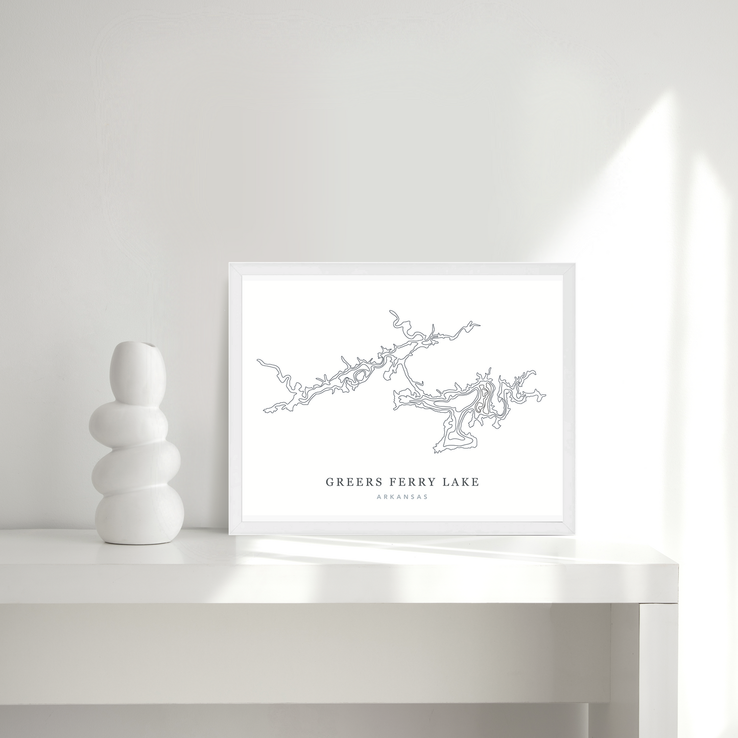 White Thin Frame