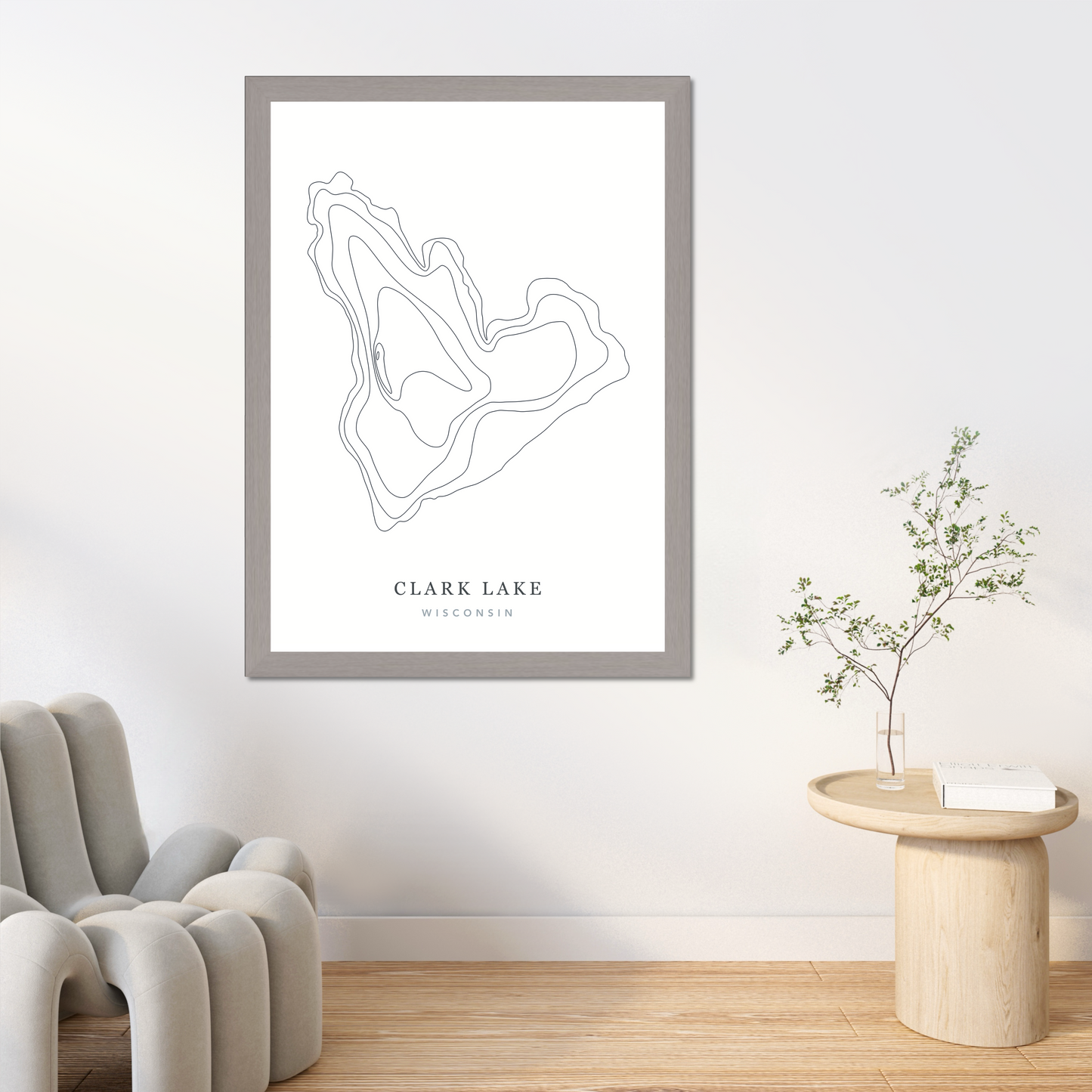 Silver Flat Frame