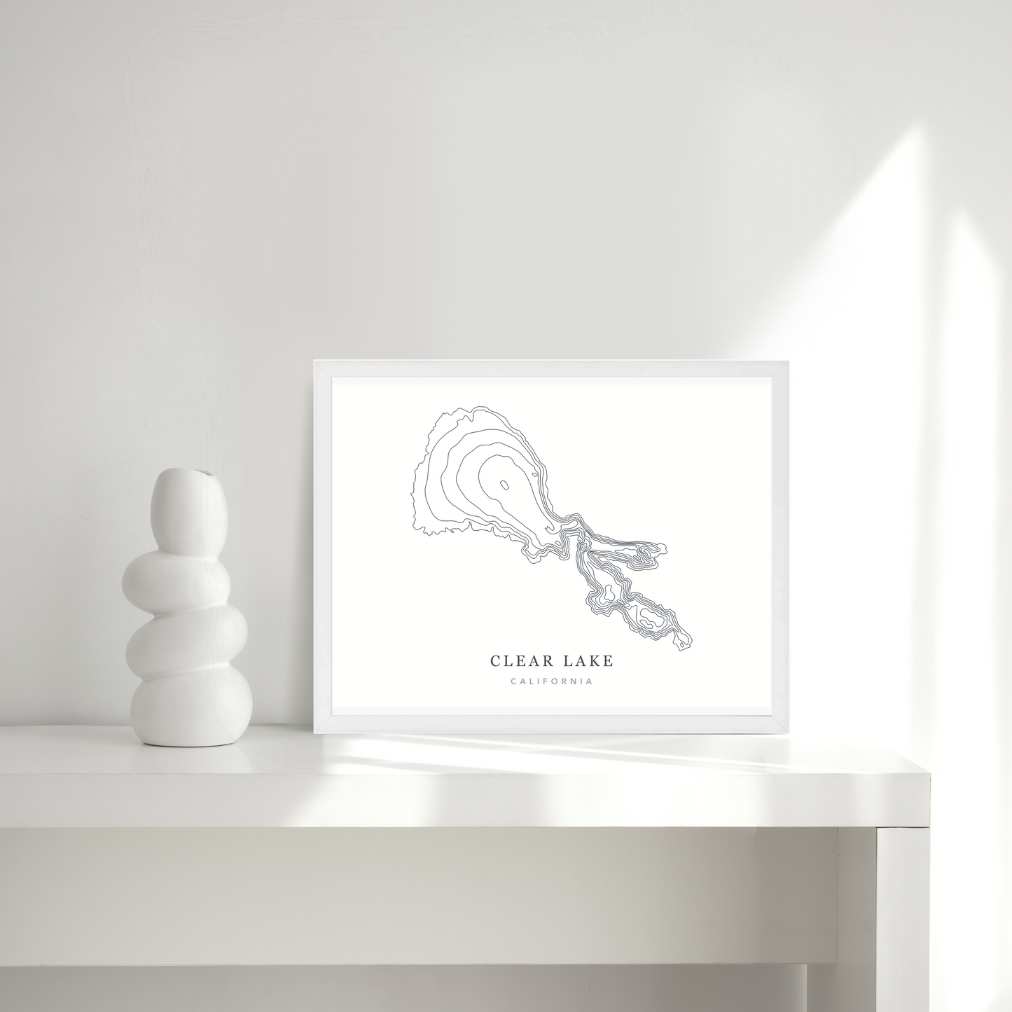 White Thin Frame