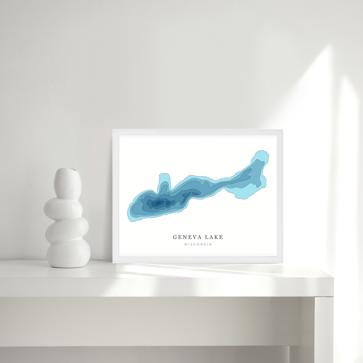 White Thin Frame